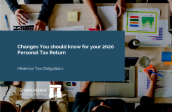 2020 Personal Tax Changes