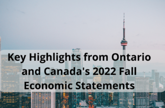 Key Highlights from the 2022 Fall Economic Statements